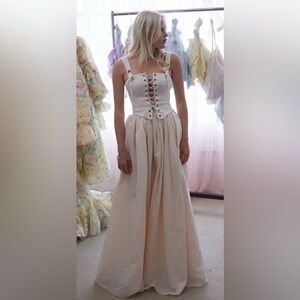 Selkie Strawberry Milk Ballroom Skirt Size Medium